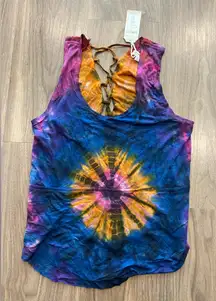 Earthbound Tie-Dye Sleeveless Top - Multicolor