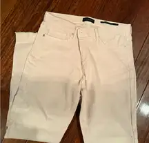 Banana Republic Light Tan mid rise skinny jeans