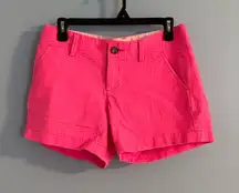 lily pulitzer hot pink “the callahan” short size 2