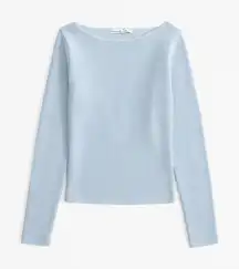 Abercrombie & Fitch long sleeve ottoman slash top