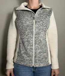 The North Face Gray Full Zip Sweatshirt Size Medium