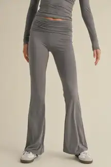Gray Flare Pants Butter Soft 