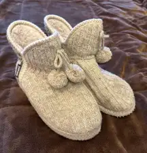 mukluks Knit Warm Boot Slippers