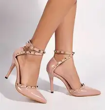 Pink Studded Heels