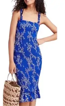 Faithfull The Brand X Anthropologie Farah Midi Floral Dress 2