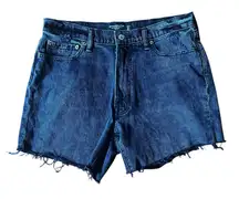 Abercrombie & Fitch Jean Shorts Women’s 34 Black Denim 4.5” Cut Offs Slim