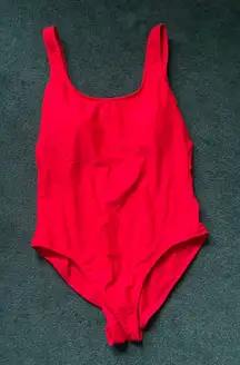 Red One Piece Swimsuit