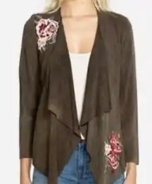 Johnny Was Rogon embroidered suede leather jacket NWT (oversized)