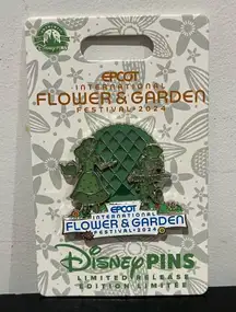 Disney  Parks Epcot International Flower & Garden Alice & Mad Hatter Pin