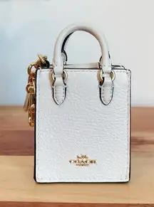 NWT Coach North/South Mini‎ Tote Bag Charm
