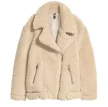 Divided Teddy Sherpa Moto Jacket