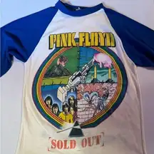 Vintage Pink Floyd The Wall Double Sided Concert T-Shirt, NYC MSG, Rock Band