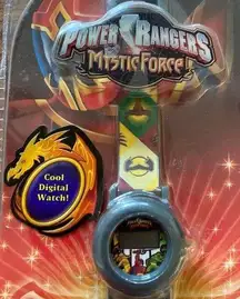 Disney Power Rangers Mystic Force Digital Watch New in Unopened Package 2006