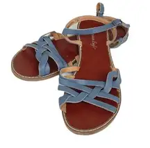 American Eagle Strappy Sandals Blue Size 7