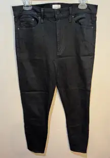 Alice & Olivia Women's Black Good High‎ Rise Ankle Skinny jeans Sz 31