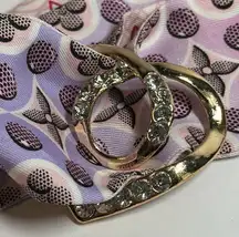 Heart Shape Scarf Ring - #141