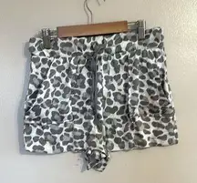 Cheetah Print Pajama Shorts