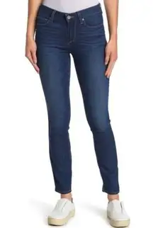 PAIGE skyline ankle peg darkwash jeans