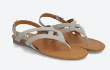 Franco Sarto 11 Gretchen Neutral Strappy Sandal