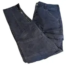 Black J Brand Design Jeans Gold Detail Women’s Size 25 Distressed Chrome Pants!