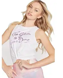 Wildfox Too Glam to Give A Damn Tank Top