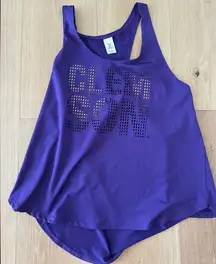 Zoozatz Clemson Tigers  Purple Mesh Tank