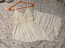 White Crochet Dress