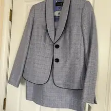 Black Label purpure  and Black Textured Blazer