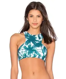 mikoh barbados polynesian palm marina cutout bikini top