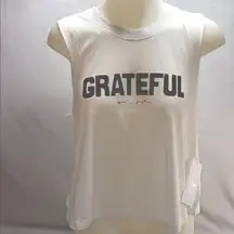 NWT Spiritual Gangster Grateful White Crop Tank