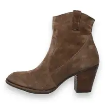 Paul Green 'Jax' Suede Brown Booties N5551 Color-Earth Women's Size 5.5 US/ 3 UK