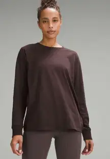 Lululemon All Yours Long Sleeve Shirt Espresso