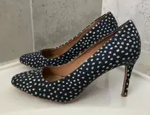 LOFT Women's Denim Speckled Pumps Size 9