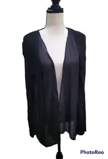 Simply Vera by Verawang Size M Open Front Cardigan Layered, Thin, Sheer Layer