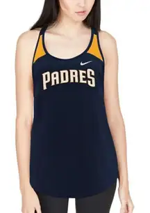 Nike San Diego Padres Navy Wordmark‎ Legend Racerback Tank Top