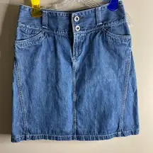 Eddie Bauer High waisted jean skirt