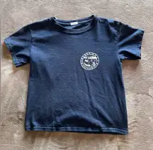 BRANDY MELVILLE John Galt Navy Newport Beach Graphic Tee Women’s One Size EUC