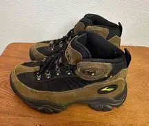 Women's Suede Mesh Hiking Boots Tan Black 29236 SIZE 6.5 Sku 2706