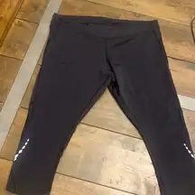 Pearl Izumi black Capri leggings size XXl MTB Run athletic