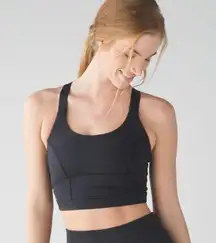 Lululemon Pure Practice sports Bra Black
Luxtreme Strappy Back Size 6