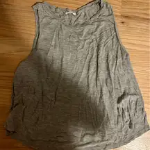 LA made grey loose fit tank top