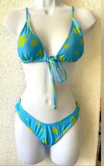 Boutique Cheeky Sexy Flower Print Bikini Set