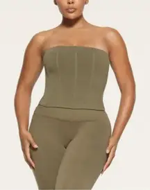 BNWT Skims Outdoor Corset Army XS