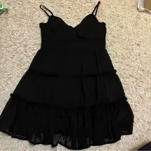 Altar'd State  black strappy dress size medium