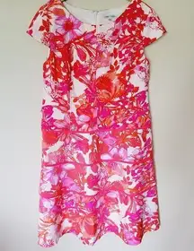 Sandra Darren  floral a-line dress size 18