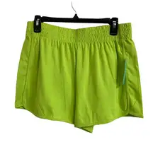 Abound dolphin hem neon green pull on shorts size XS NEW