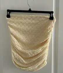 Free People Ona Ruched Convertible Mini Skirt