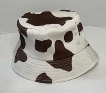 David & Young  Cow Print Bucket Hat OS