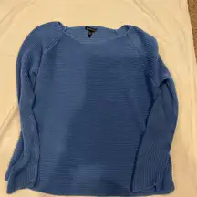 Eileen Fisher Vibrant Blue Crew Neck Sweater