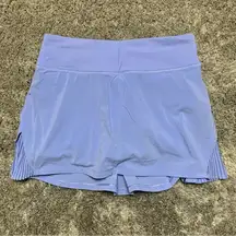 NWOT Lululemon Play Off The Pleats Skirt *Hydrangea Blue